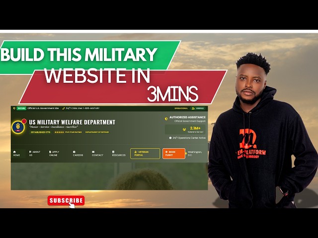 How To Build Military Vacation Website | PHP Source code | 3mins