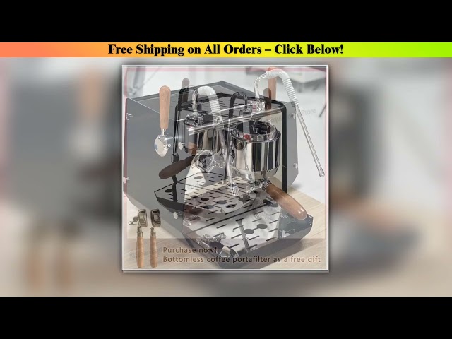 Home/Commerical Espresso Coffee Machine 0.5L+ 1L Boliers PID Temperture Control Connect External