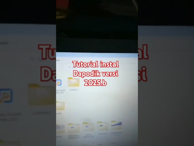 Tutorial Dapodik versi 2025.b