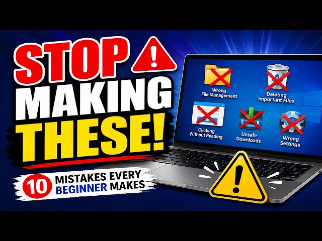 10 Computer Mistakes Every Beginner Makes