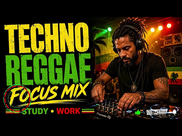 Techno Reggae Mix | Hypnotic Melodic Techno for Focused Coding and Deep Study