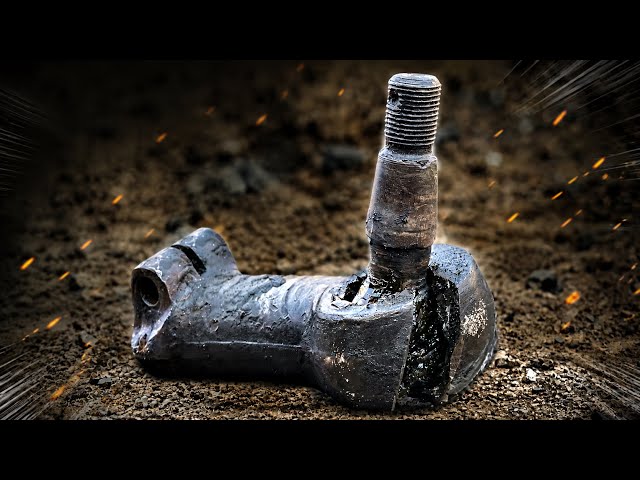 How a Skilled Mechanic Remaking a Broken Steering Knuckle Arm || Amazing Remarkable Recovery Process