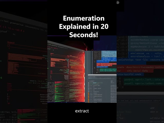 Enumeration Explained in 20 Seconds!