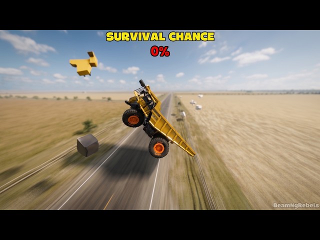 0-600 MPH IN SECONDS! SURVIVE OR DIE? PART 27 | BeamNG.drive