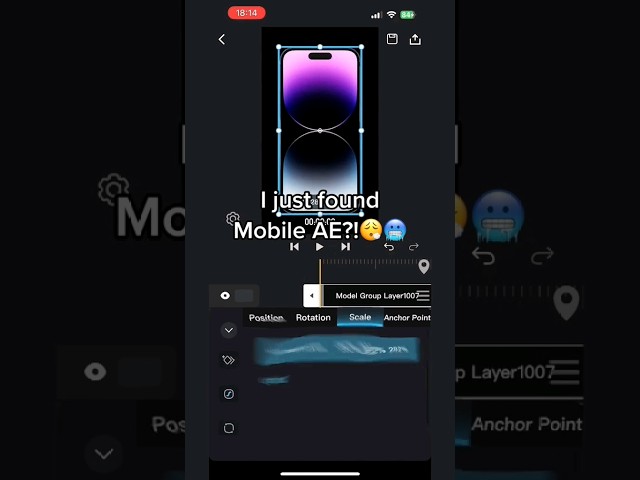 I FOUND AE IN MOBILE #aftereffects #aftereffectsedit