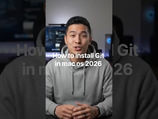 🎯 TitleHow to Install Git on macOS in 2026 🍎 | Mac Tutorial for Beginners #Shorts📝 #likeandsubscribe