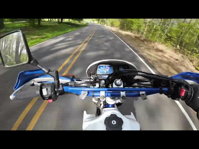 Yamaha XT225 Top Speed Run