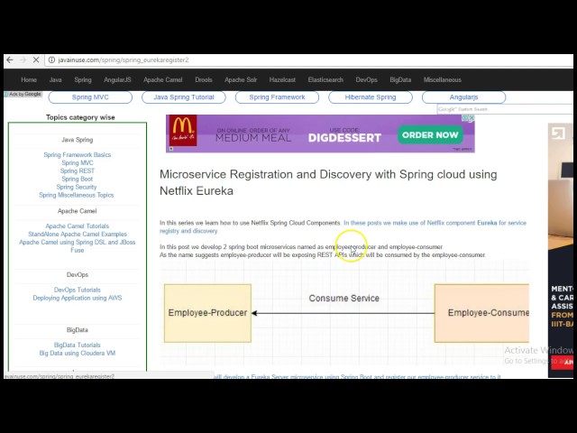 Spring cloud Tutorial -Microservices Netflix Eureka Overview