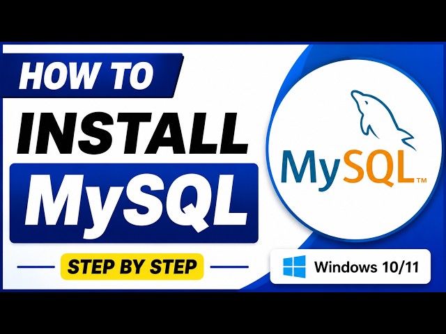 How to Install MySQL on Windows 10/11 | #MySQL Installation Step by Step Full Guide #ghaziabad