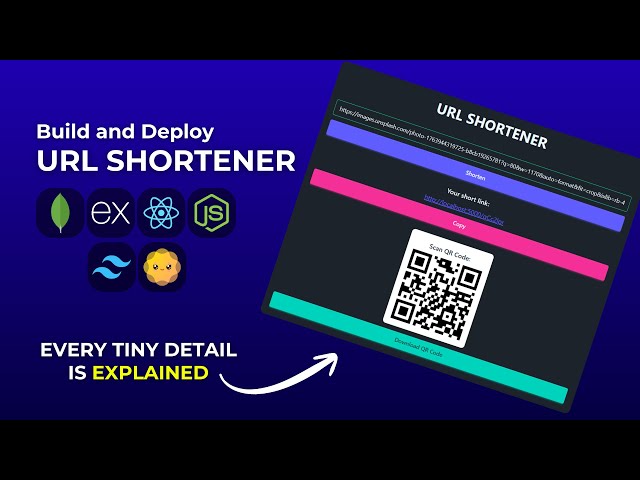 Build and Deploy a URL Shortener App with MERN Stack (MongoDB, Express, React & Node.js)