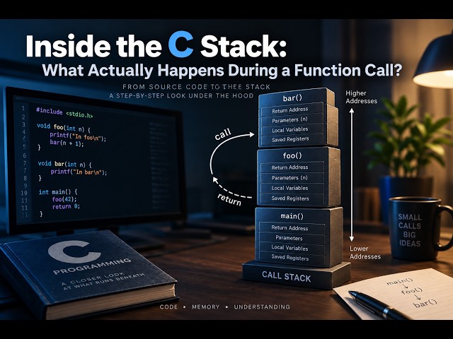 Inside the C Stack: What Actually Happens During a Function Call?