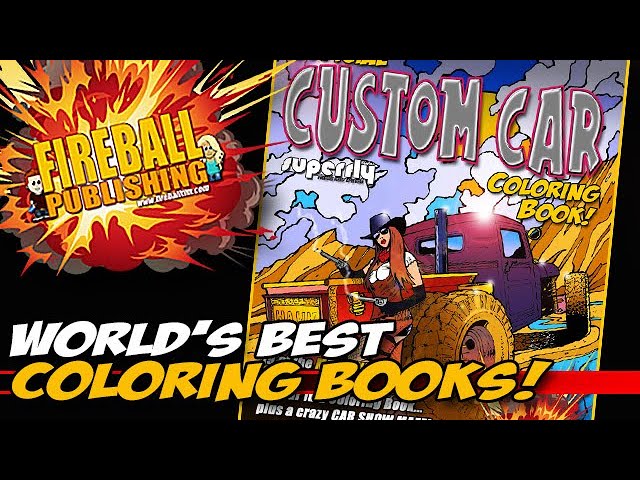 Is this the BEST CUSTOM CAR Coloring Book on the Planet?