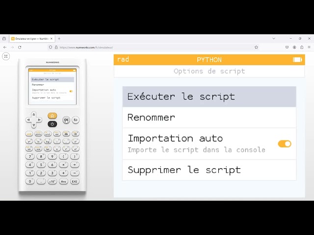 Tutoriel Python Numworks vidéo 3 : Boucle for
