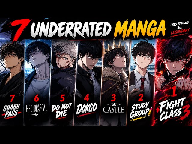 7 Most Underrated Manhwa You NEED to Read 🔥 | Fight Class 3, Study Group & More!