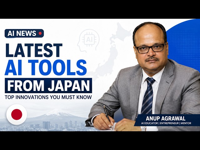 🚨 Japan Just Launched AI Tools That Will Change Everything!