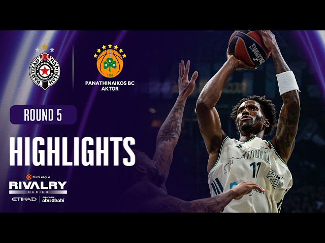 Partizan Mozzart Bet - Panathinaikos AKTOR | R5 Basketball Highlights 2026-27
