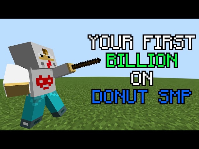 Your First Billion On Donut SMP step by step
