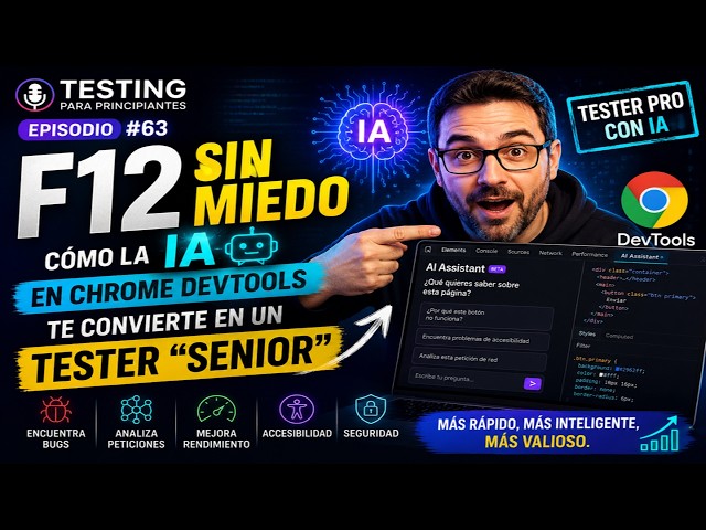 F12 sin miedo Cómo la IA en Chrome DevTools te convierte en un Tester Senior