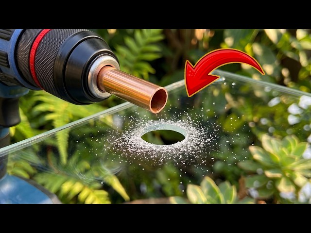 Amazing Technique for Drilling Glass Without Cracking It! | A Little-Known DIY Trick