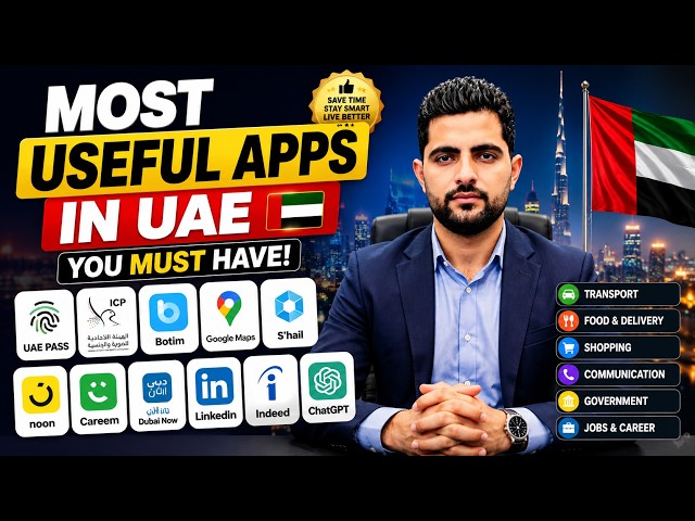 Most Useful Apps in UAE 2026 🚀 | Apps to Make Dubai Life Easier