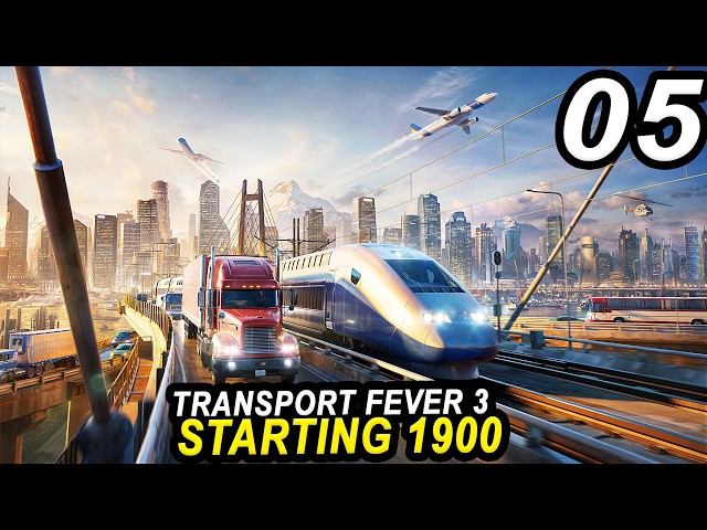 Activating the STEEL PRODUCTION - Transport Fever 3 | FULL GAME Lets Play Part 05