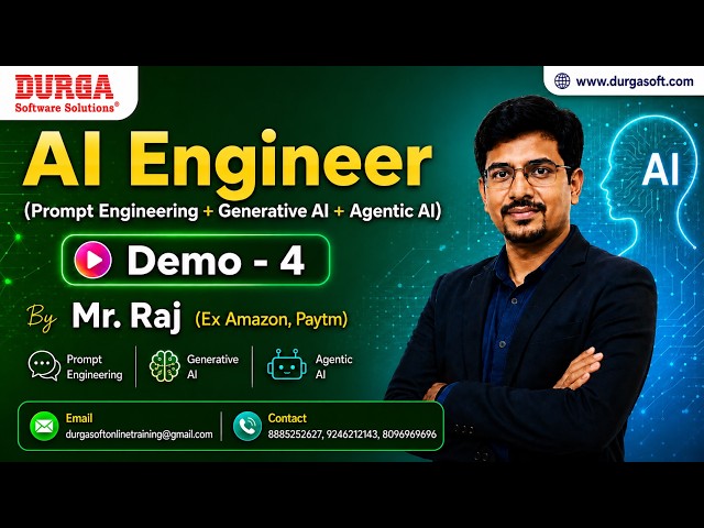 AI Engineer (Prompt Engineering + Generative AI + Agentic AI) tutorials || Demo - 4 || by Mr. Raj