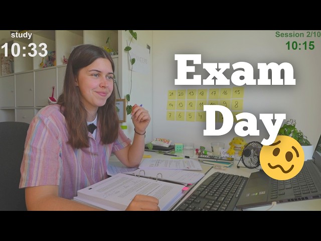 LIVE 5 HOURS Study With Me (60 min study + 10 break)