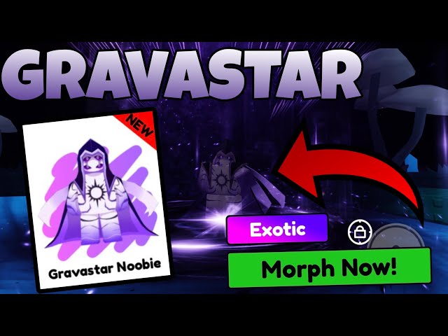How to get EXOTIC GRAVASTAR NOOBIE in Roblox Find the Noobies Morphs