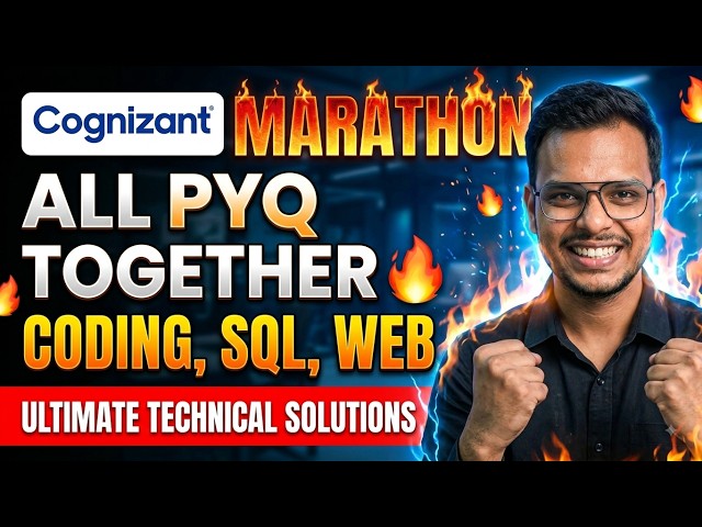Cognizant Technical Assessment (One Shot) | Cognizant Coding , SQL , Web | Cognizant GenC PYQ