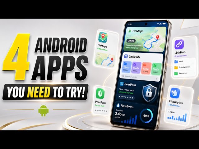 4 Powerful Android Apps You NEED to Try in 2026!