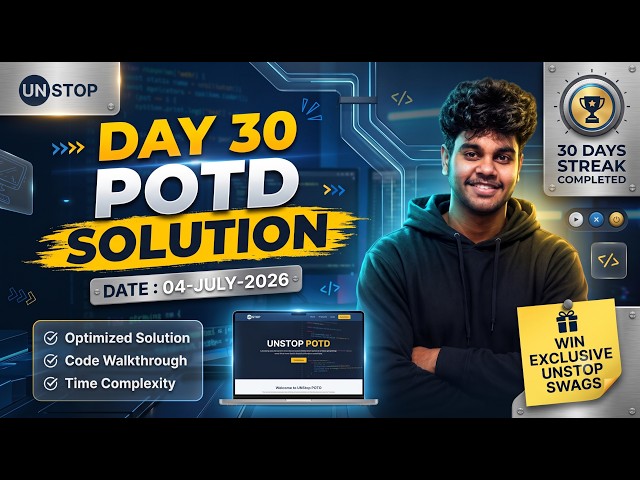 Unstop potd Solution (04-June-2026) |
