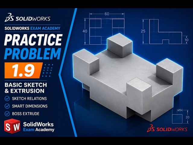 SolidWorks Practice problem 1.9