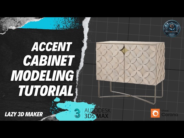 Excelior Accent Cabinet Modeling Tutorial in 3ds Max.