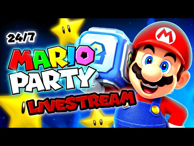 🔴 Mario Party 24/7 Livestream 🎮 All Boards & Minigames (Chill Gameplay)