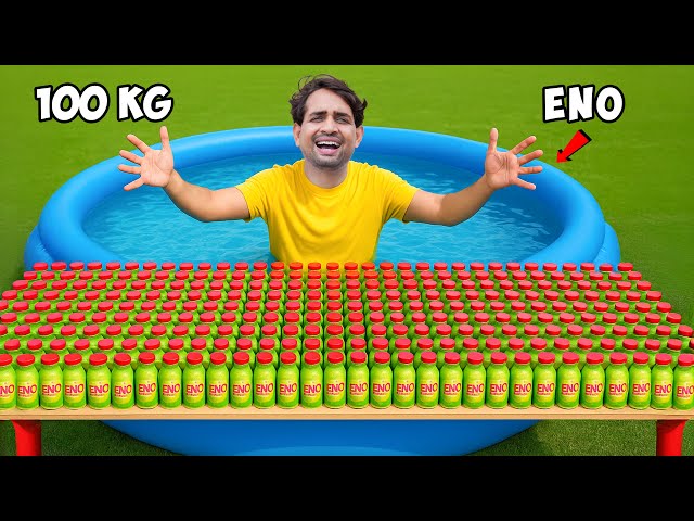 100Kg Eno Vs Water - पानी में बाड आ गयी  ☠️ | 100% Real