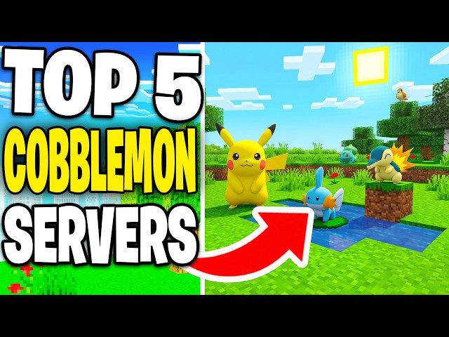 Top 5 BEST Minecraft Cobblemon Servers - Java & Bedrock