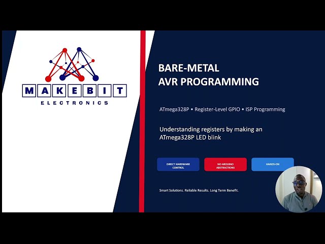 Bare-Metal Programming Tutorial | ATmega328P GPIO Registers & LED Blink