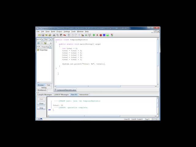 Java Basics - Compound Operators