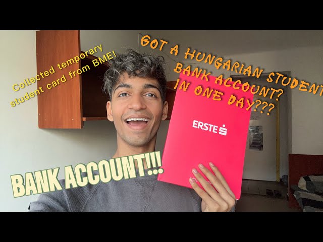 I Finally Opened a Hungarian Bank Account as an International Student 🇭🇺 | Student Vlog
