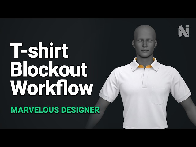 Marvelous Designer T-Shirt Blockout: Pattern to Final Fit
