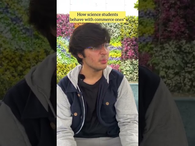 Science vs commerce students 😂♥️ | Raj Grover | #shorts