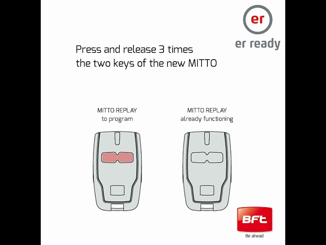 How to Clone Bft's Mitto Remote Controls by using Mitto Replay - Tutorial (EN)