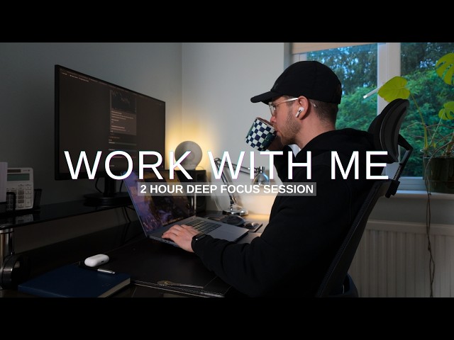 Work With Me | 2hr Disciplined Focus Session for Work Study & Trading | 50-10-50 Pomodoro