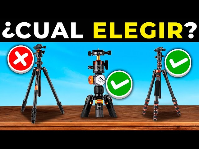 ✅ Los 5 MEJORES TRÍPODES Para CÁMARAS Fotograficas 2026 | Calidad Precio AMAZON
