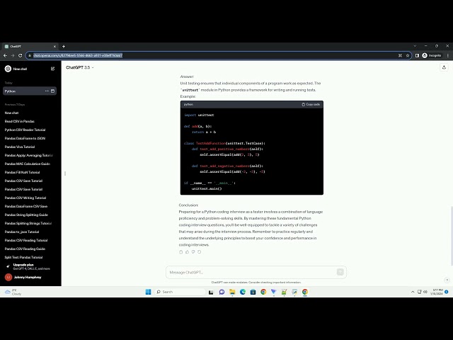 python coding interview questions and answers for testers