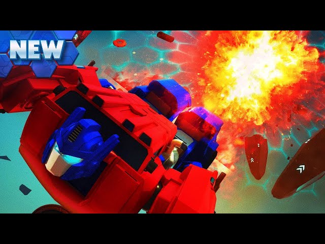 Can Optimus Prime SURVIVE this Explosion? | E18 | NEW! | Transformers: CYBERWORLD