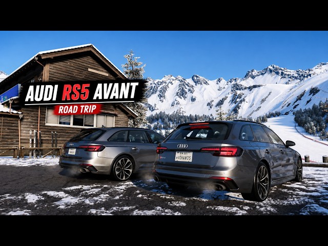 Audi RS4 Avant Winter Road Trip | Beautiful Snow Drive in Forza Horizon 6