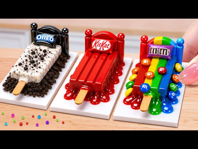 Amazing Miniature Ice Cream Decorating 🍦Rainbow Ice Cream Recipe🌈Mini Cakes