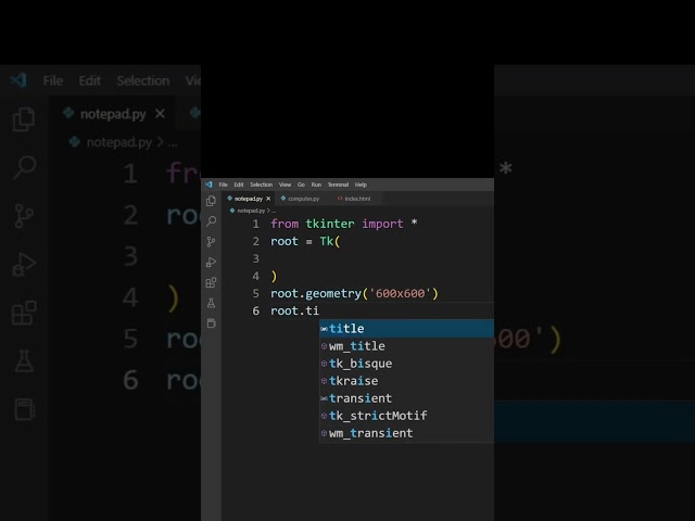 making a basic GUI window in python tkinter