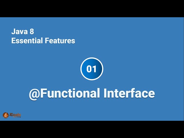 Functional Interface | Java8 Essential Features